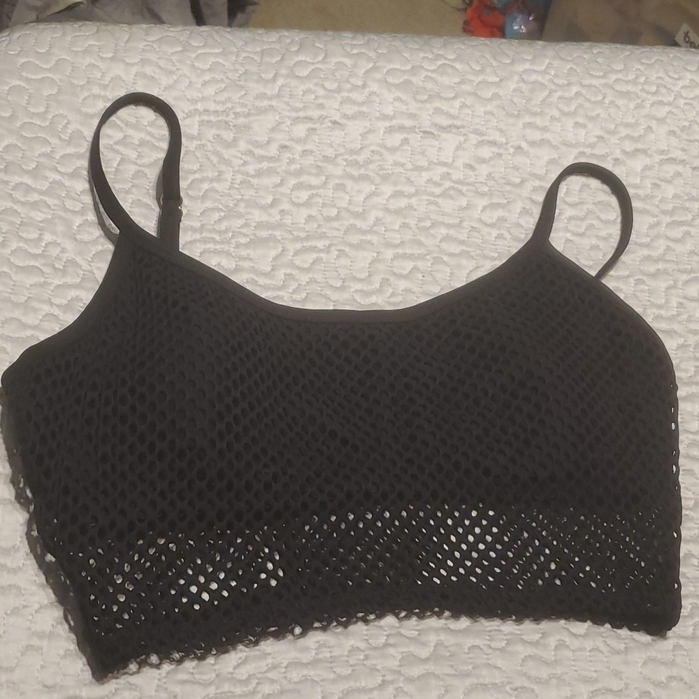 ROBIN PICCONE PUA CROP BIKINI TOP, NEW, SIZE:LARGE - Picture 3 of 7
